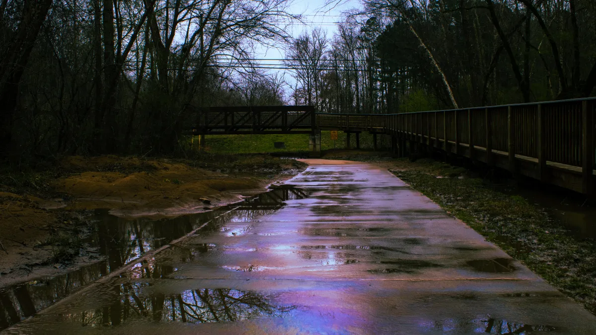 a sidewalk in Suwanee, GA