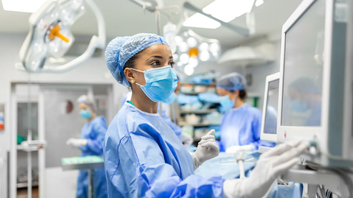 a group of surgeons in a room