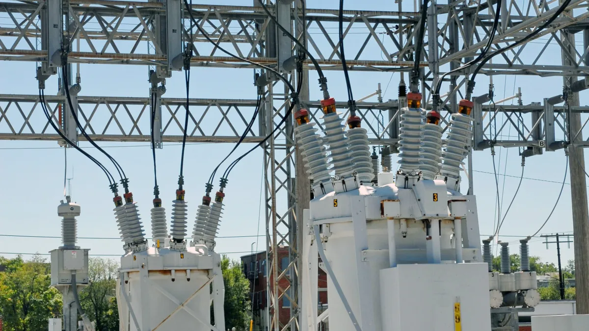 a large metal structure with pipes