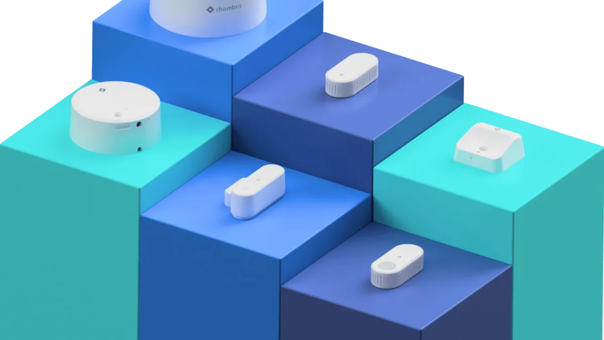 a group of white boxes