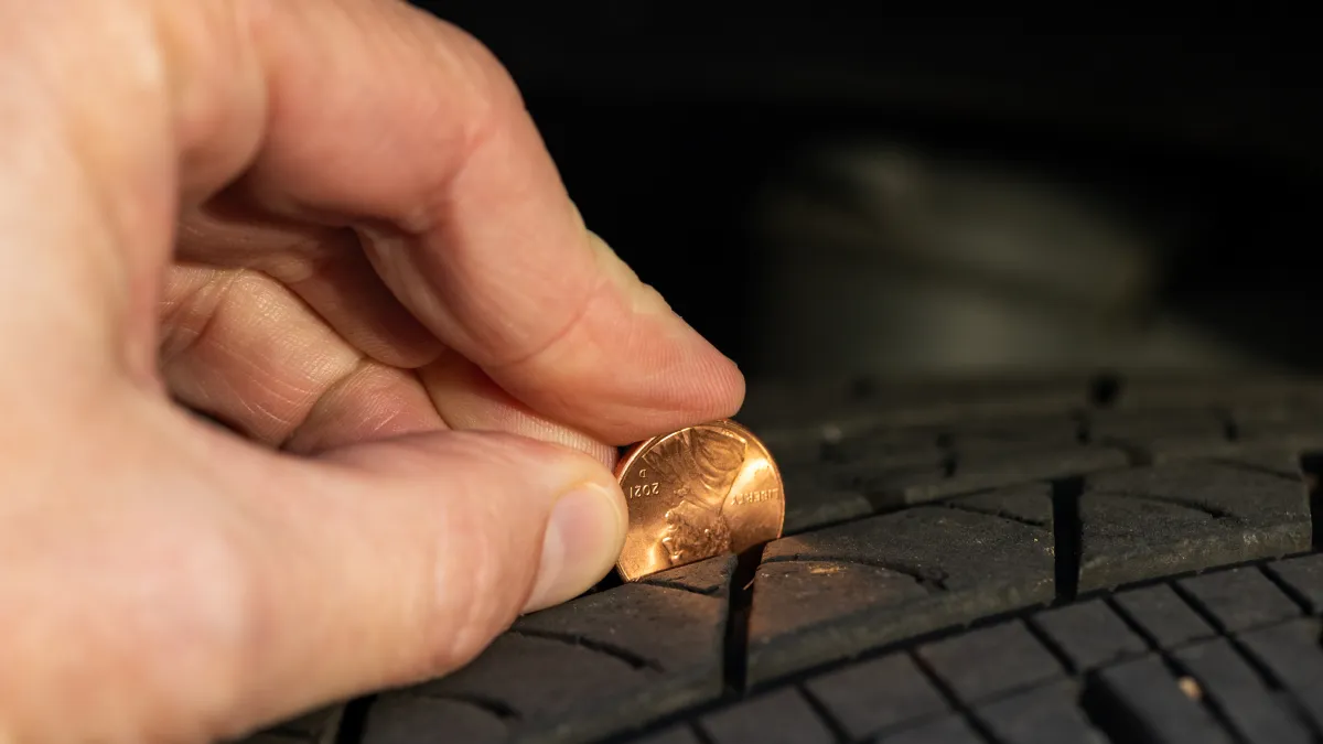 a hand holding a small round object