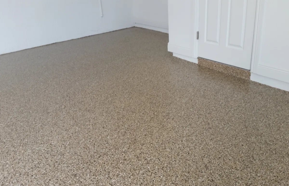 Garage Floor with Step