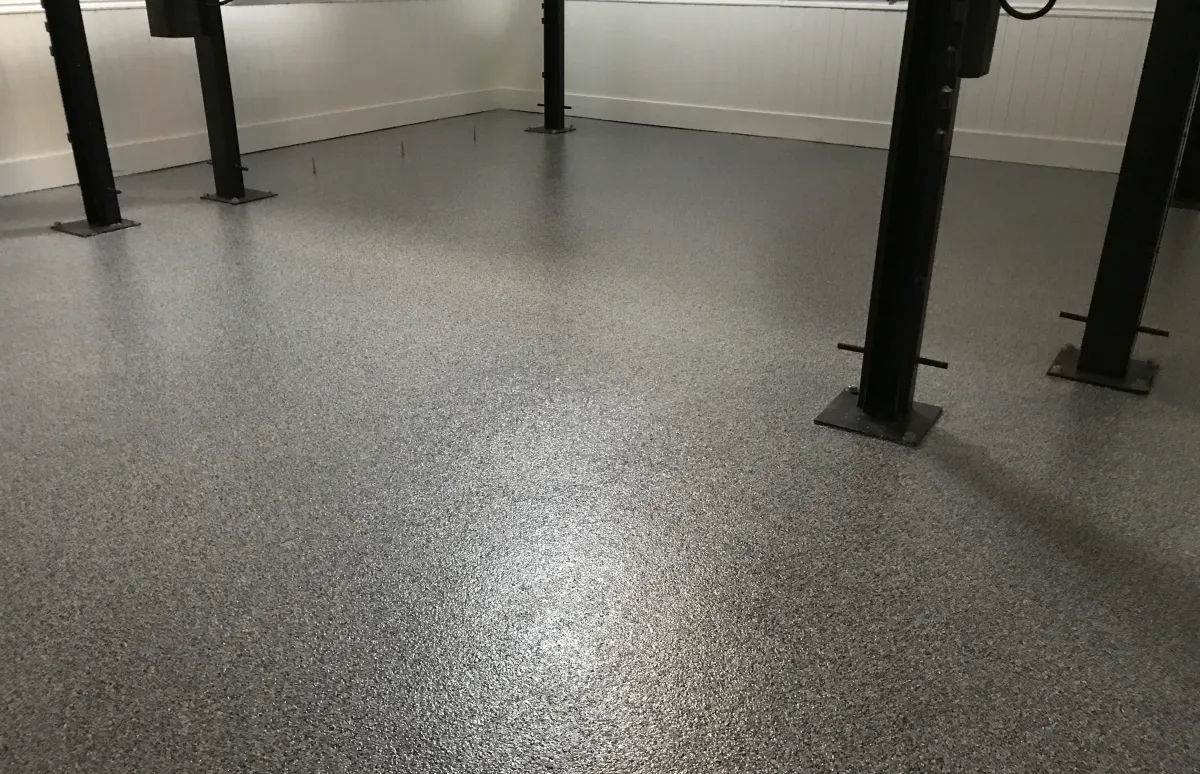 garage with lift