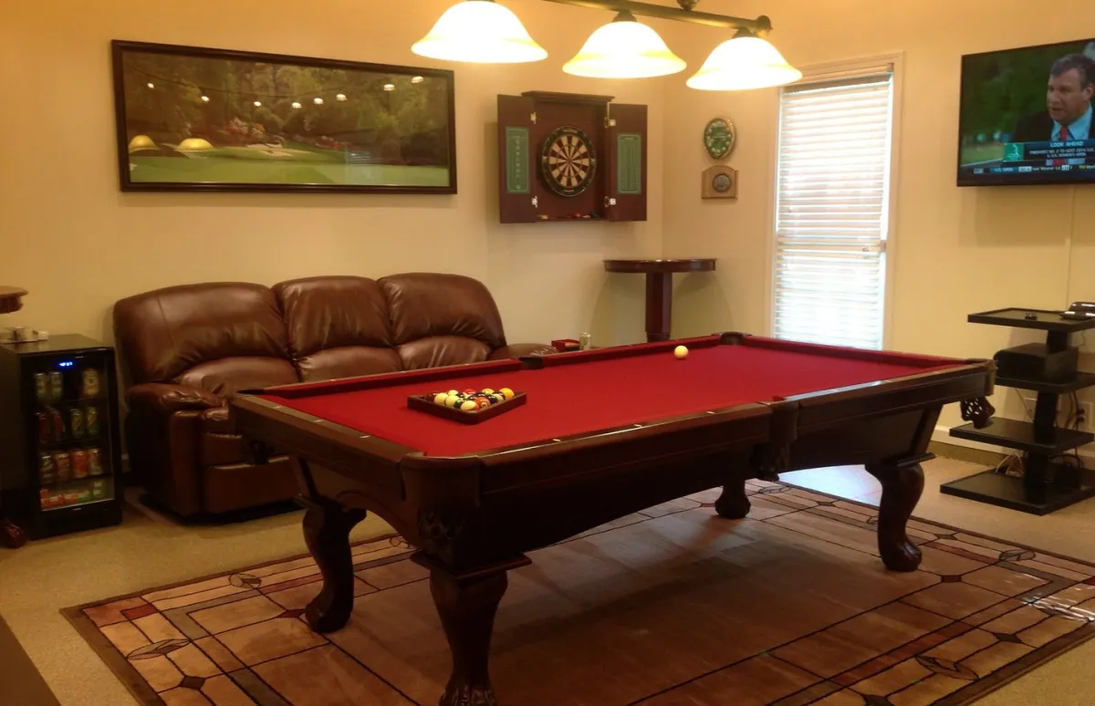 Basement Pool Room