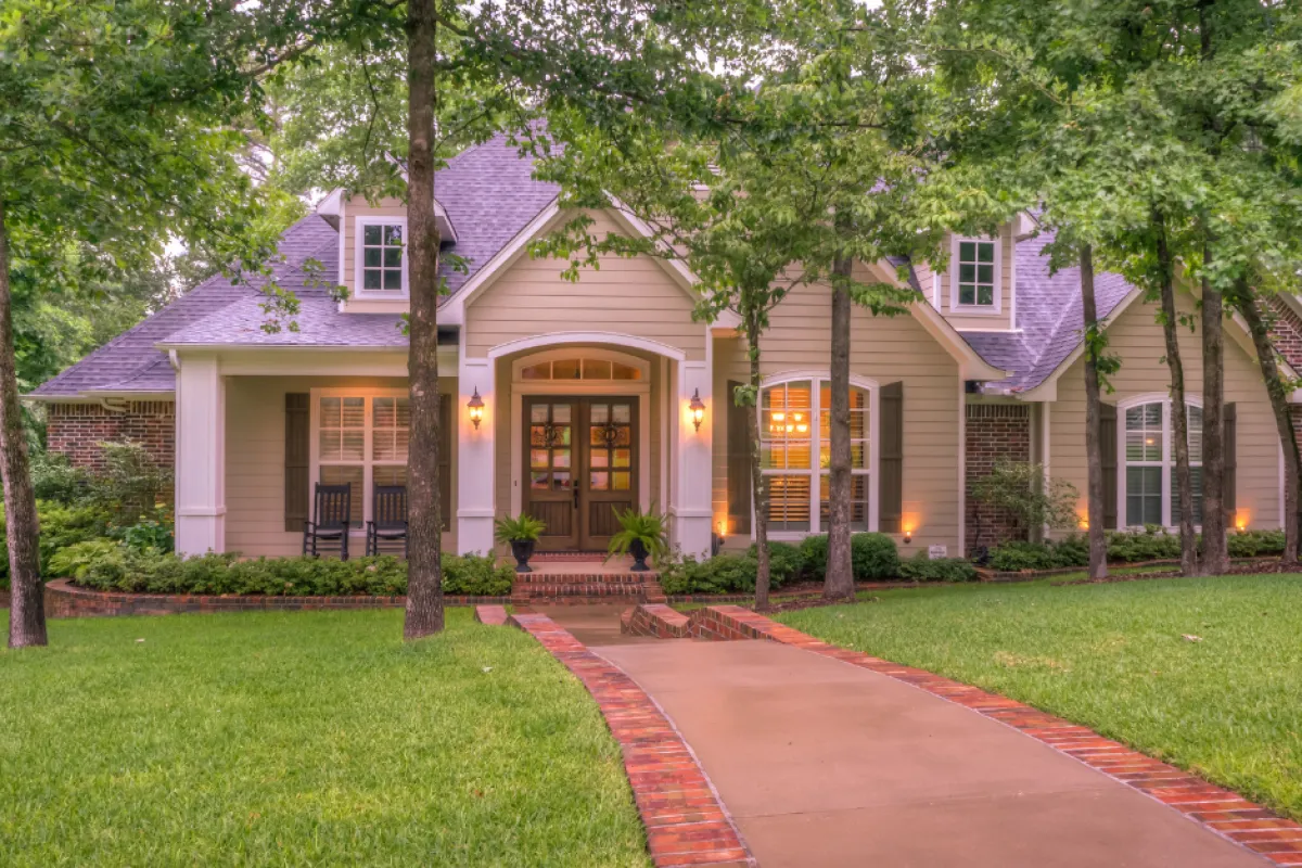 a house with a driveway