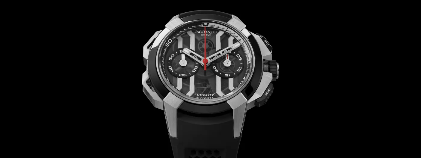 Epic X Chrono Titanium Black Ceramic Bezel Jacob Co