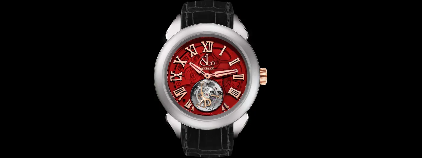 Palatial Flying Tourbillon Titanium Red