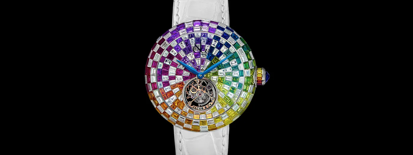 Jacob and co outlet rainbow tourbillon