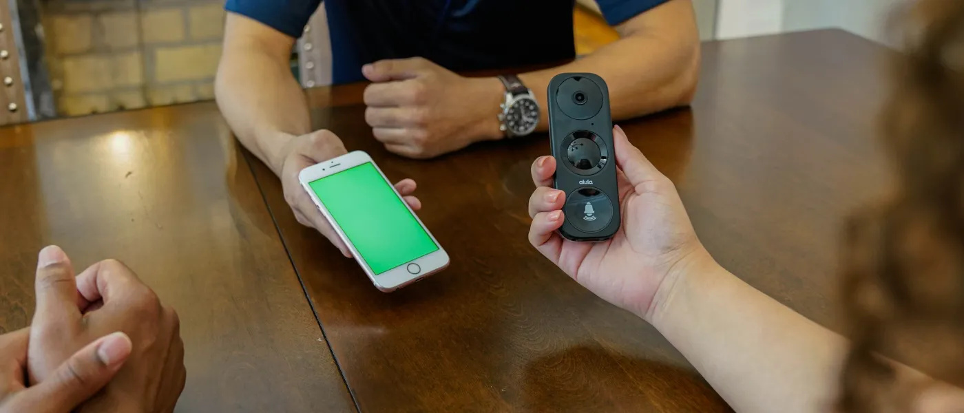 a person holding a game controller