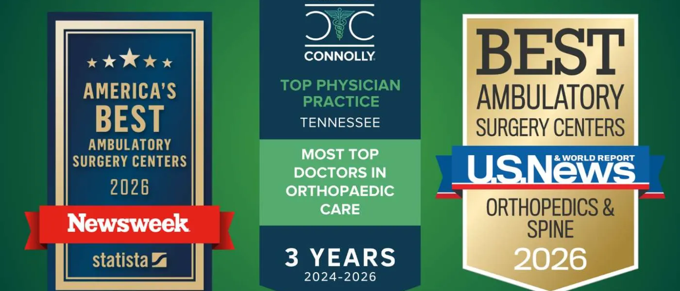 Awards and recognitions for ambulatory surgery centers and top orthopedic doctors from Newsweek and U.S. News 2026