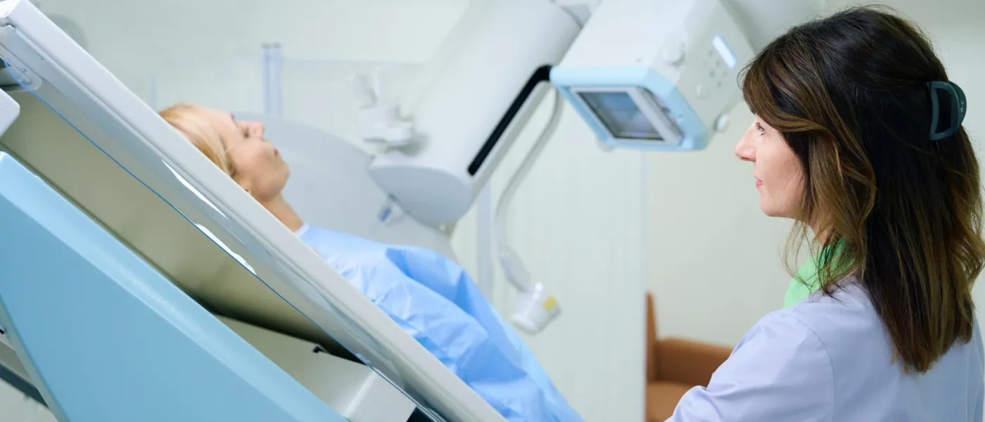 a person in a hospital bed