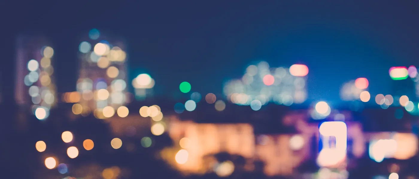 blurry image of a city
