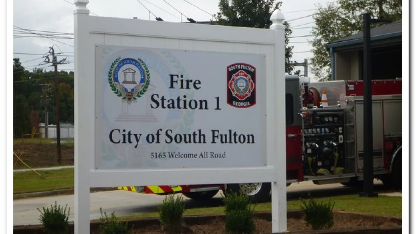 Open House Ceremony - South Fulton Fire House