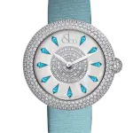 Pager to activate Brilliant Half Pave Icy Blue Sapphires 38mm