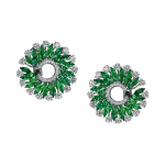 Pager to activate Emerald Infinia Earrings Small