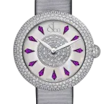 Pager to activate Brilliant Half Pave Amethyst Sapphires 44mm