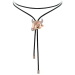 Pager to activate Zodiac Taurus String Necklace Rose Gold Diamond
