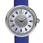 Pager to activate Brilliant One Row Icy Blue Sapphires 38mm
