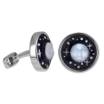 Pager to activate Sun & Stars Circular Cufflinks