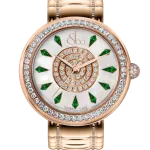 Pager to activate Brilliant One Row Rose Gold Couture Tsavorites 38mm