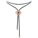 Pager to activate Zodiac Pisces String Necklace Rose Gold Diamond