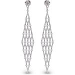 Pager to activate Diamond Chandelier Earrings