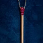 Pager to activate Ruby Match Necklace Short