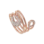 Pager to activate Rose Gold Swirl Ring
