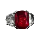 Pager to activate Natural Mozambique No Heat Ruby Ring