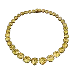 Pager to activate Yellow Diamond Riviera Necklace