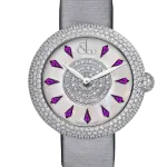 Pager to activate Brilliant Half Pave Amethyst Sapphires 38mm