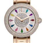 Pager to activate Brilliant Half Pave Rose Gold Couture 44mm