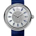 Pager to activate Brilliant One Row Blue Sapphires 38mm