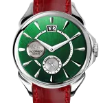Pager to activate Palatial Classic Manual Big Date Colored Dial - Steel