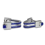 Pager to activate Jacob & Company Sapphire Cufflinks