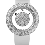Pager to activate Brilliant Mystery Pave Diamonds White Gold (44MM)
