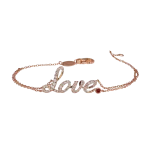 Pager to activate Rose Gold Love Bracelet Ruby