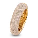 Pager to activate Grande Melange Yellow Gold Bangle