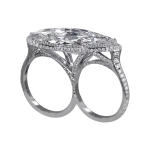 Pager to activate Exceptional Marquise Cut Diamond Ring