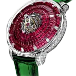 Pager to activate The Mystery Tourbillon Full Rubies and White Diamonds