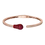 Pager to activate Ruby and Diamond Rose Gold Match Cuff Bracelet 2