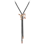 Pager to activate Zodiac Sagittarius String Necklace Rose Gold