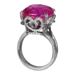 Pager to activate Ruby Cocktail Ring