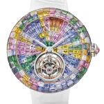 Pager to activate Brilliant Flying Tourbillon Arlequino Pastel White Dial II