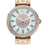 Pager to activate Brilliant One Row Rose Gold Couture Icy Sapphires 38mm