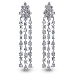 Pager to activate Diamond Diamond Chandelier Earrings