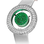 Pager to activate BRILLIANT MYSTERY BAGUETTE EMERALDS (38MM)