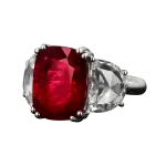 Pager to activate Natural Mozambique No Heat Ruby Ring