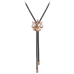 Pager to activate Zodiac Libra String Necklace Rose Gold