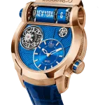Pager to activate Epic SF24 Tourbillon Blue PVD Grid Dial